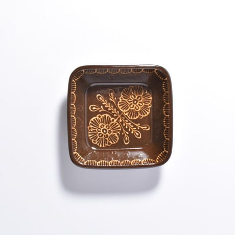 【谷口なづみ】utuwa+ 茶いっちん 角小皿