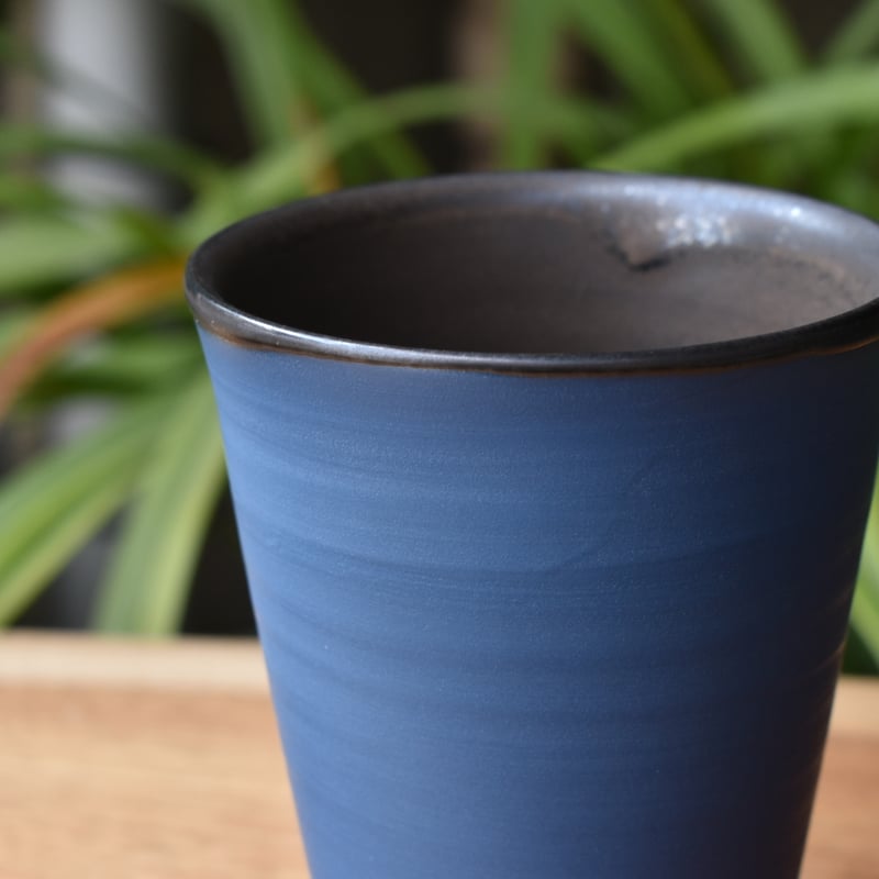 本田星陶所】ブルーシルエット グラス | かさねあわせ