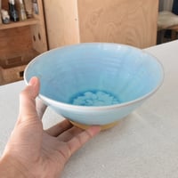 【島いろ窯】灰釉ブルー 丼