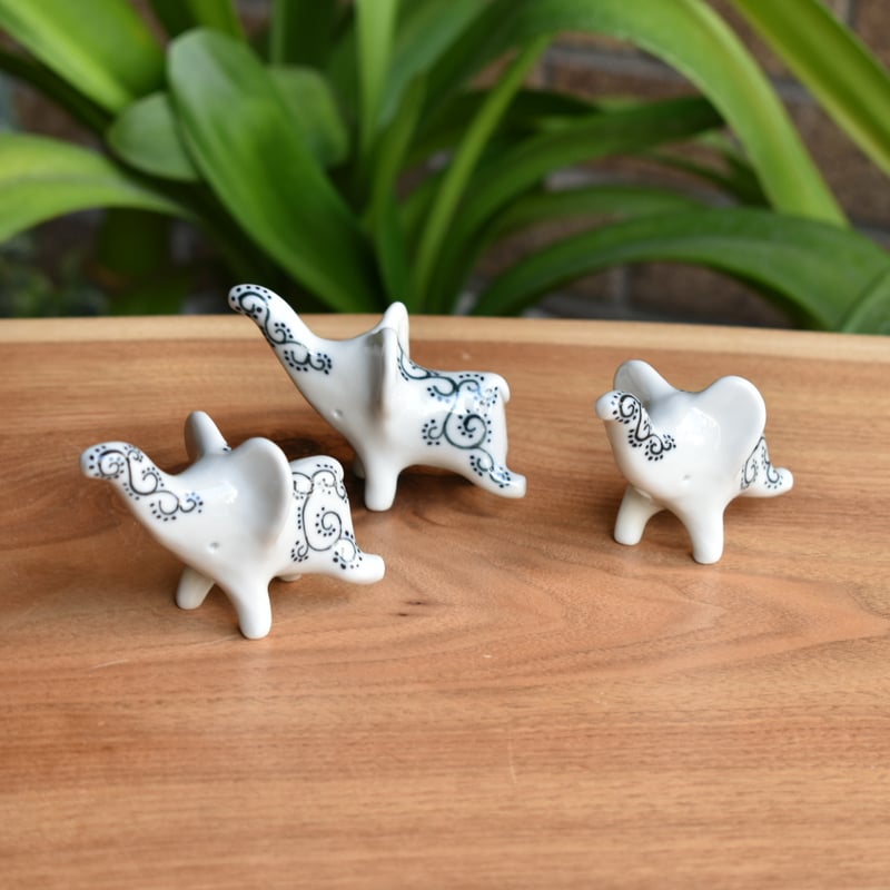 スワンカロ-ク窯　象置物 スワンカロ-ク窯 象置物 - メルカリ