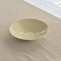 【イワオトナリテ】タタキ 黄緑ピンク 浅鉢6寸