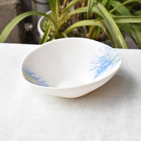【片瀬有美子】moca (青) bowl