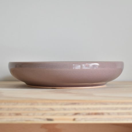 【一菁陶園】均窯 紫 カレーパスタ皿 φ18cm