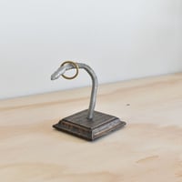 【金細工まつ】琉球錫器 純錫 チンアナゴのリングスタンド