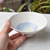 【片瀬有美子】moca (青) rice bowl (flat)