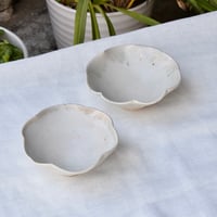 【阿部恵里】輪花鉢 白