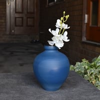 【本田星陶所】ブルーシルエット 花器