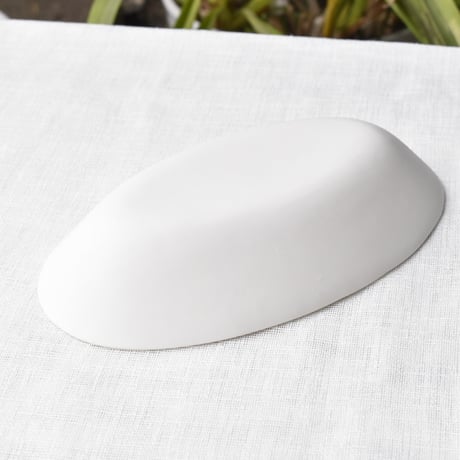 【片瀬有美子】moca (青) oval bowl