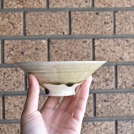 【阿部恵里】中鉢 灰釉