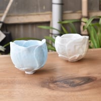 【アンパル陶房】宮良断 透  花ぐい呑み