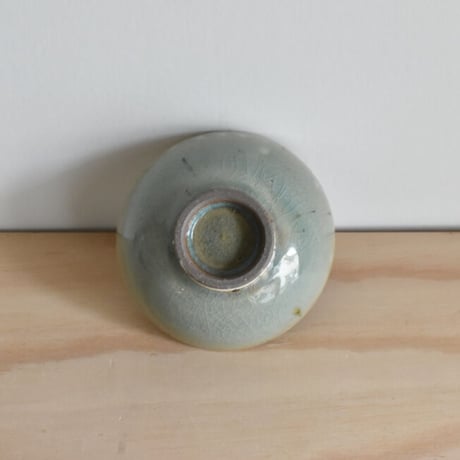 【一菁陶園】粉引 青 ご飯茶碗 φ12.5cm
