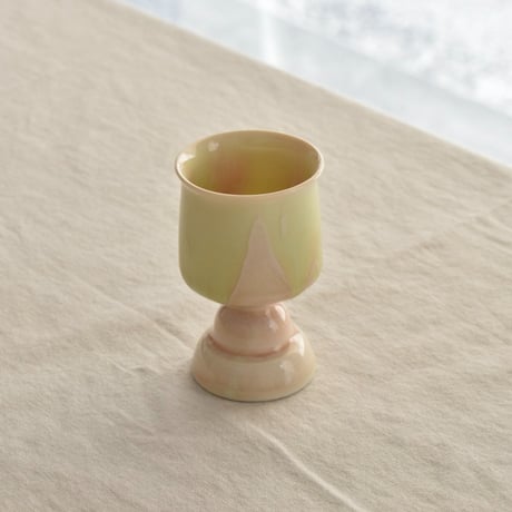 美濃焼 織部高杯 ゴブレット 限定セット 和と洋を兼ね備えた美濃焼 陶器のゴブレット 3色
