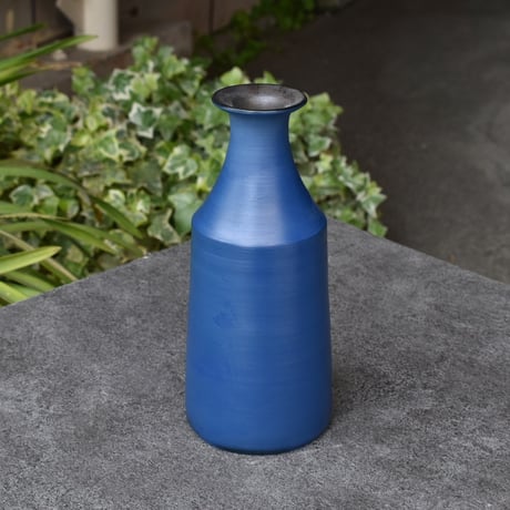 【本田星陶所】ブルーシルエット 花器
