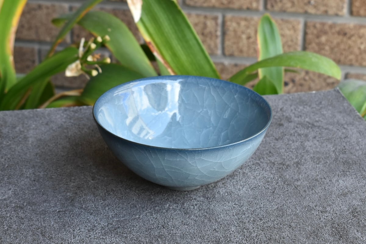 春水　瑠璃釉　天目茶碗　5客　共箱　タコサ　東さ6-0418① 春水 瑠璃釉 天目茶碗 5客 共箱 タコサ 東さ6-0418① 春水 瑠璃