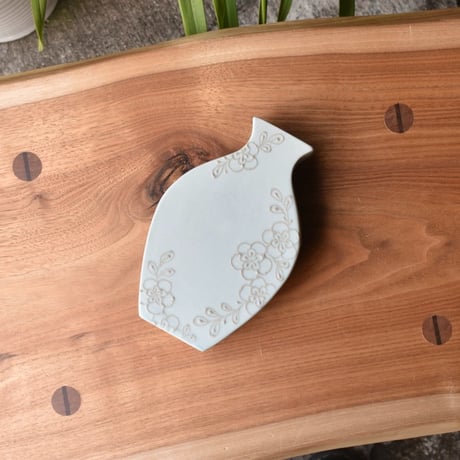 【谷口なづみ】utuwa+ 青磁マット 流線花器 大