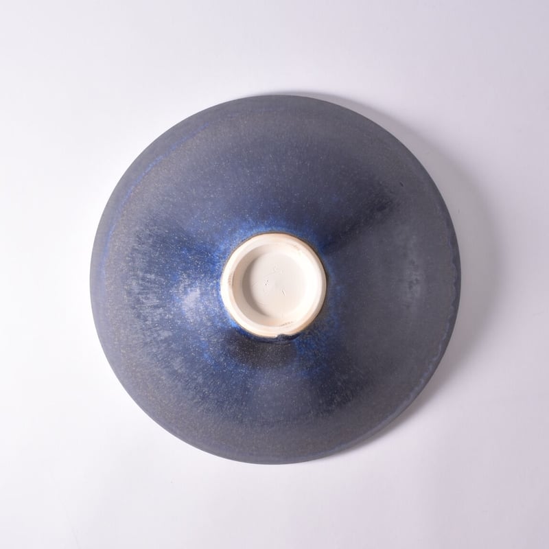 岩崎龍二】椿 ブルーグレー 鉢 | かさねあわせ