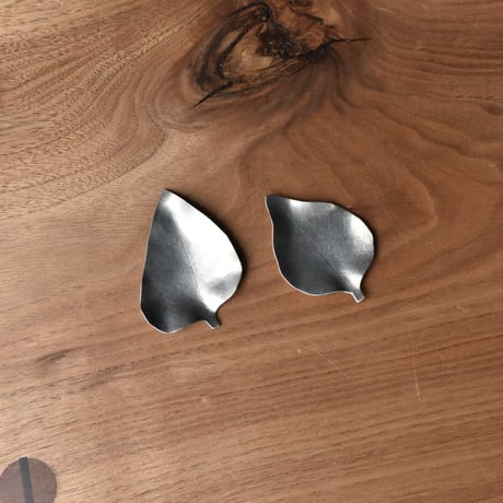 【金細工まつ】琉球錫器 / 純錫 デイゴ葉 箸置きセット