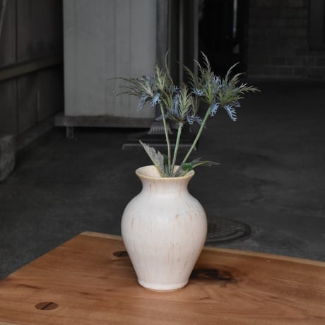 【岩山陽平】-marble- white 花器