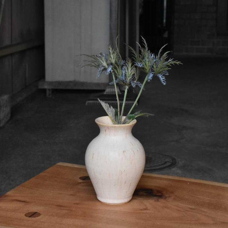 岩山陽平】-marble- white 花器 | かさねあわせ 岩山陽平】-marble- white 花器 | かさねあわせ