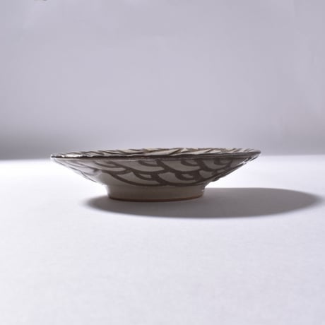 【清正陶器】希望の光　豆皿白