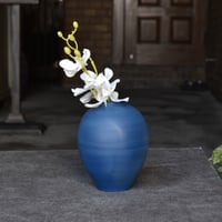 【本田星陶所】ブルーシルエット 花器