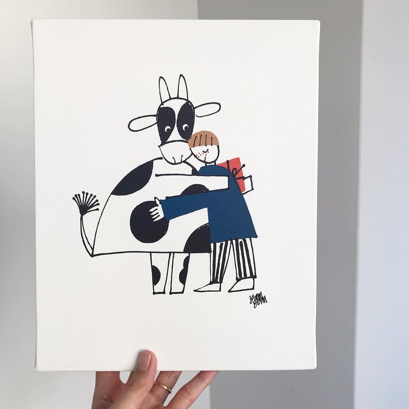 MILK AND BUTTER キャンバスパネル | yamyam STORE MILK AND BUTTER キャンバスパネル | yamyam STORE