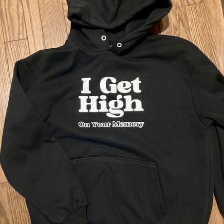 I Get High 15oz マグナムウェイトフーディ(BLK)