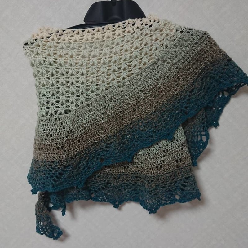 LovelyCrescentショール編み図フルカラー（通常版） | みぃママあみん