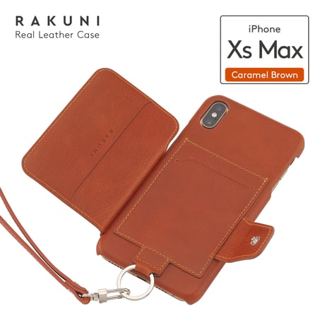 iPhoneXS Max｜本牛革｜RAKUNI iPhoneケース