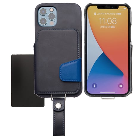 iPhone12/12pro｜本牛革｜RAKUNI iPhoneケース