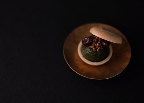 モナカ1箱 （8個入）【抹茶餡、大納言、炒り玄米】