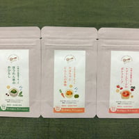 【一般社団法人ゆこり】《3種セット》ほうれん草のおひたしパウダー・かぼちゃとにんじんのにものパウダー・トマトとビーツのポトフパウダー
