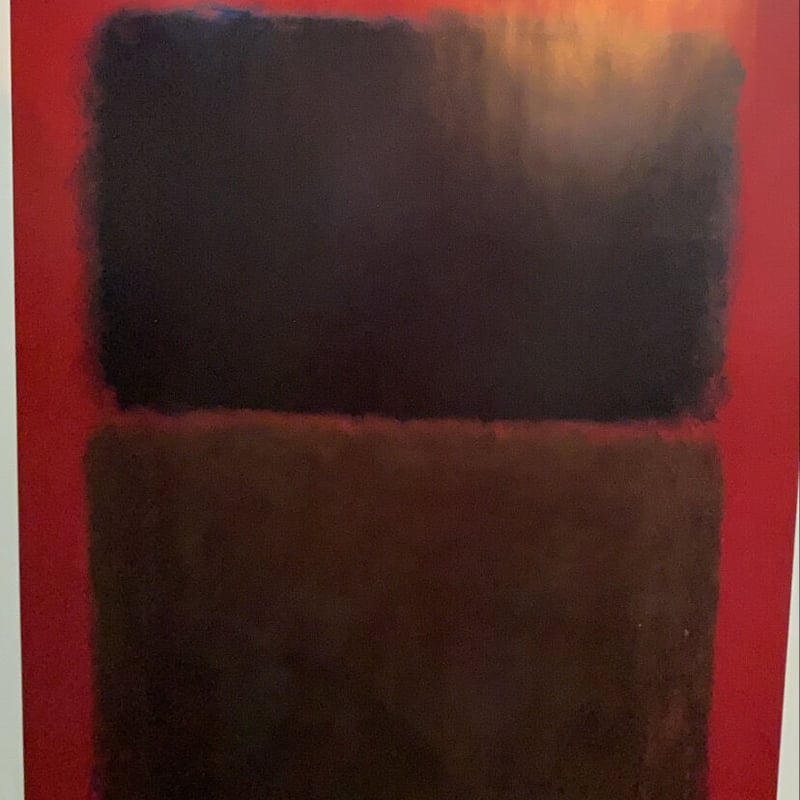 マーク・ロスコ THE TATE GALLERY 輸入ポスター Mark Rothko: 1903-1970 (1987 Tate vintage poster