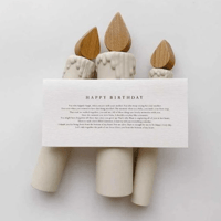 fondre wooden candle