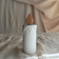 eco resin candle/milk