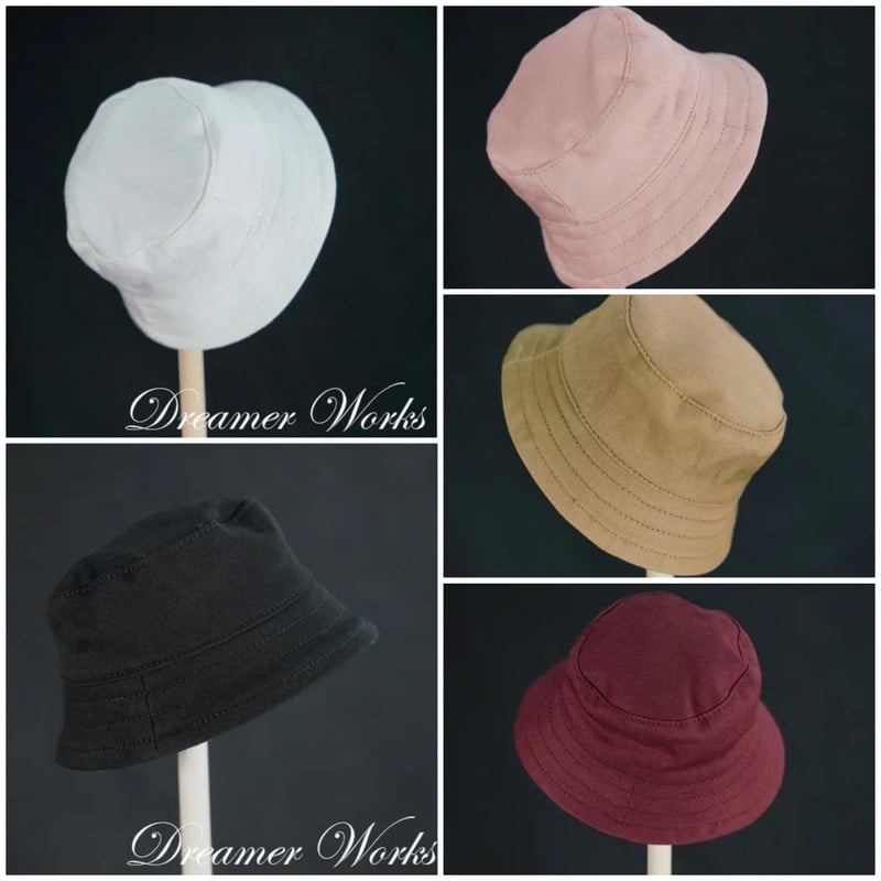 【美品】monzee バケットハット moz モズ バケットハット レディース ハット バケハ 帽子 あご