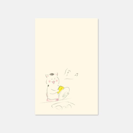 猫村さんのポストカードセット　ナチュラル