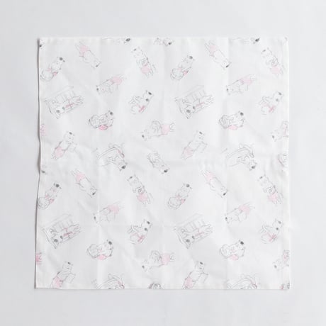 猫村さんの花ふきん