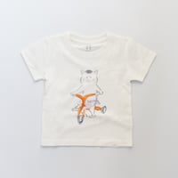 【受注生産】猫村さんのこどもTシャツ・三輪車（サイズ100、110）