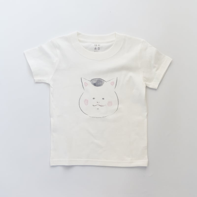 猫村さんのこどもTシャツ・顔・ホワイト | 猫村商店