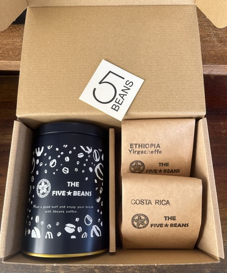 コーヒー保存缶とコーヒー100g  ２種 セット