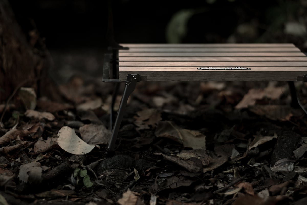 傷あり】asimo crafts × MOOSE ROOM WORKS Wood table