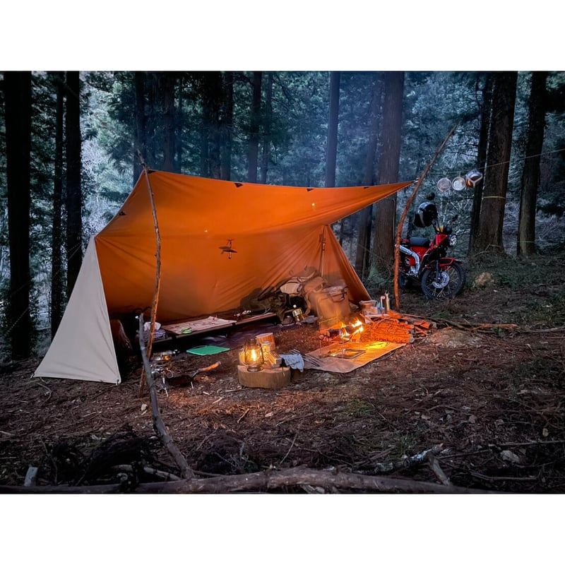 Light Weight tarp & Tent「KAKUREGA」ブラック | MOOSE