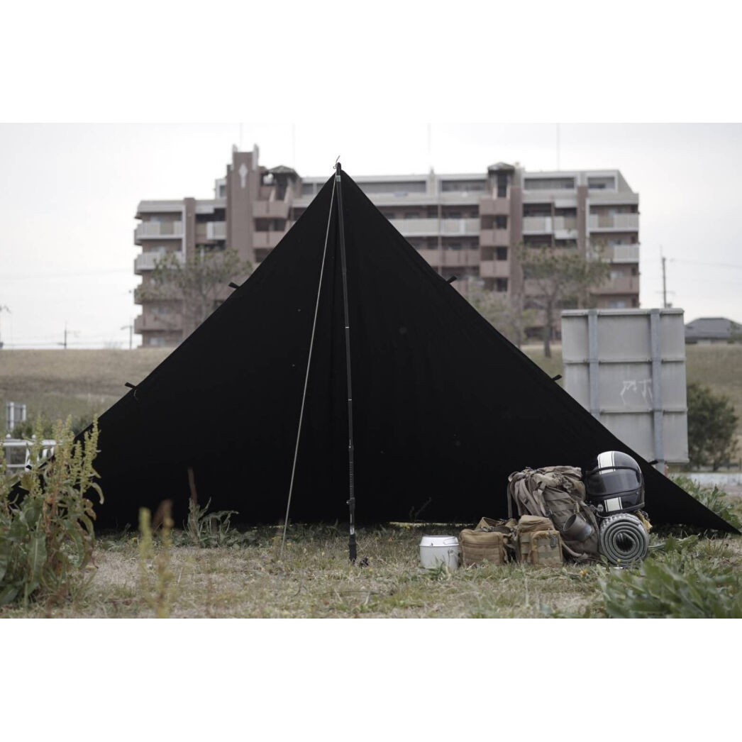 アビリティワン 4736256 （polyester & cotton tarp 『KURO』 | /moose 