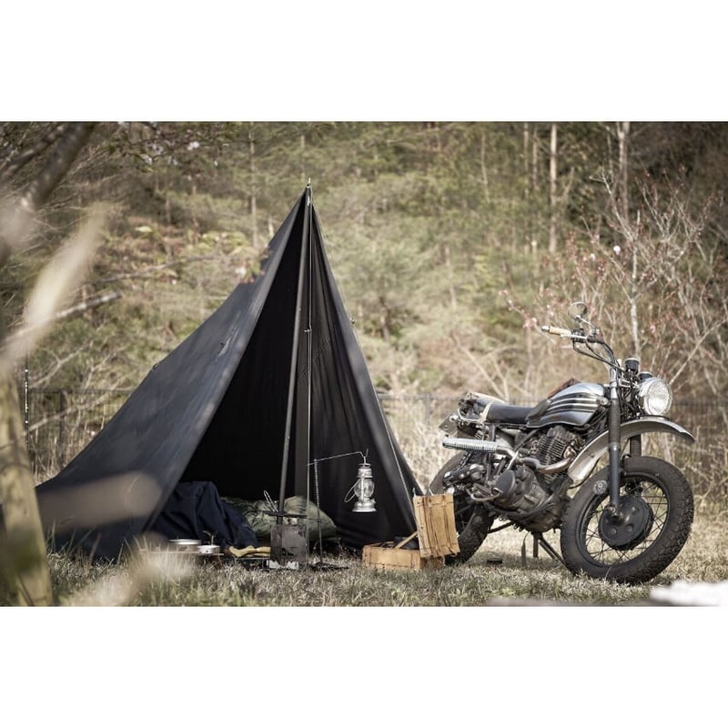 moose room works KURO タープ泊テント黒