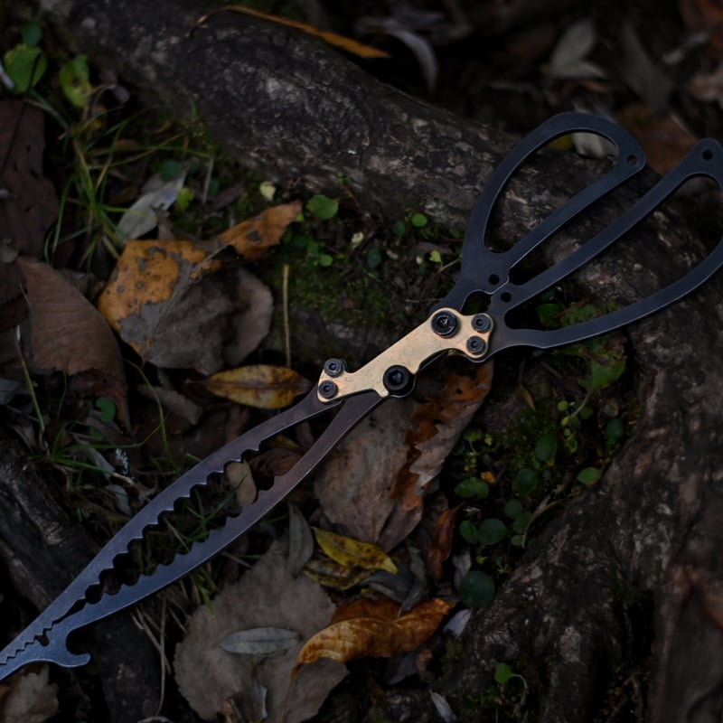 【激レア】MOOSE ROOM WORKS 「hi-zukami」真鍮 マニアック】焚火バサミ「hi-zukami 真鍮」 パーツのみ | MOOSE ROOM