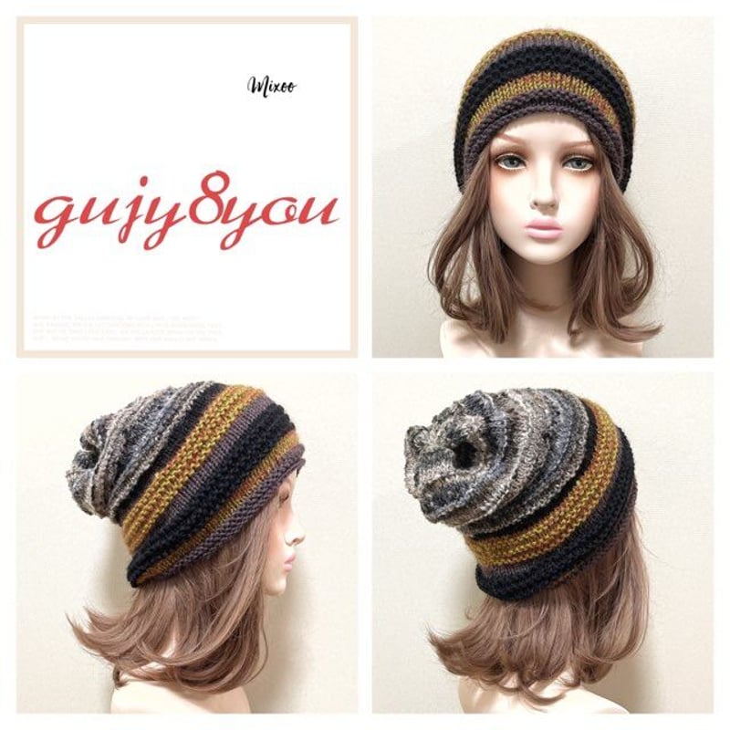 ボーダーニット帽A64 | gujy8you