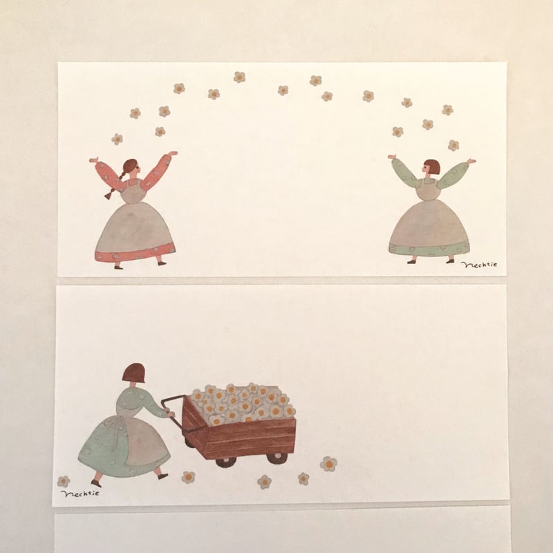 cozyca products 一筆箋＜おはな＞ | ネクタイウェブショップ