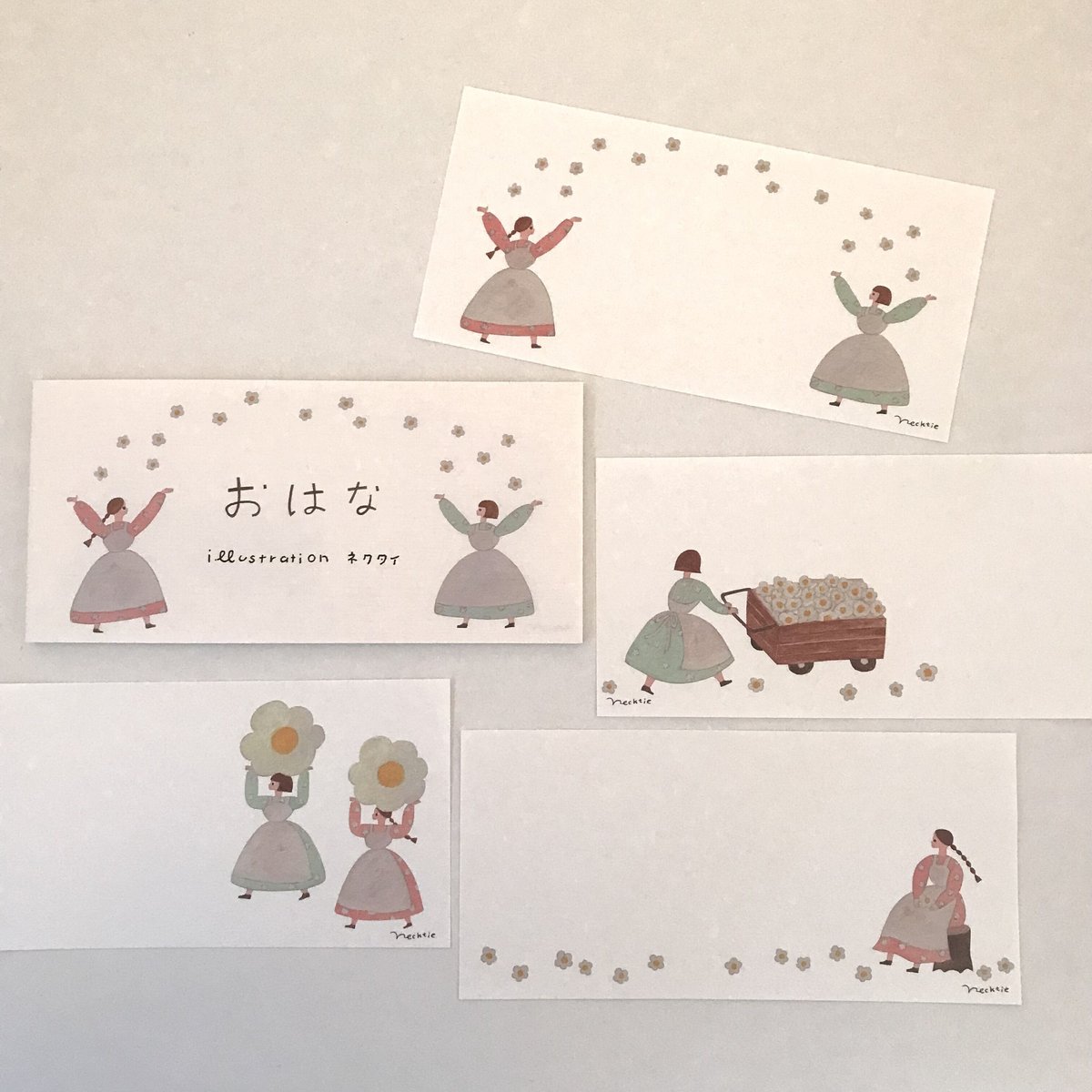 【バラ売り可】 ネクタイ さん 美濃和紙 一筆箋　2冊 バラ売り可】 ネクタイ さん 美濃和紙 一筆箋 2冊の通販 by