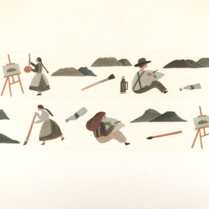 マスキングテープ＜山のスケッチ＞ | ネクタイウェブショップ